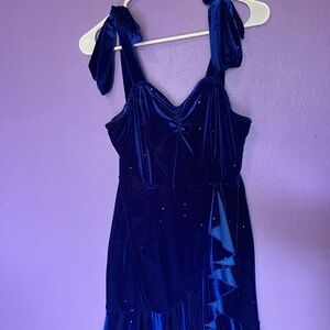 SHEIN Royal Blue Mini Dress